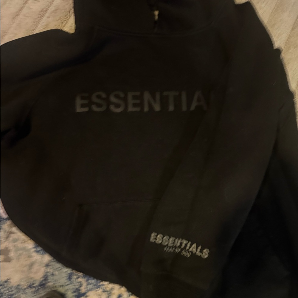 Essentials Black Hoodie
